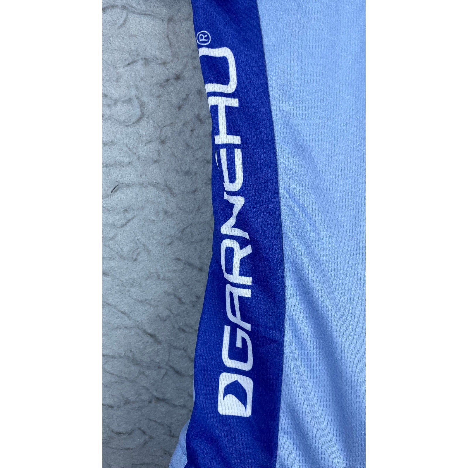 Louis Garneau Cycling Jersey Mens XL Blue Excellent Specialized CamelBak Logo