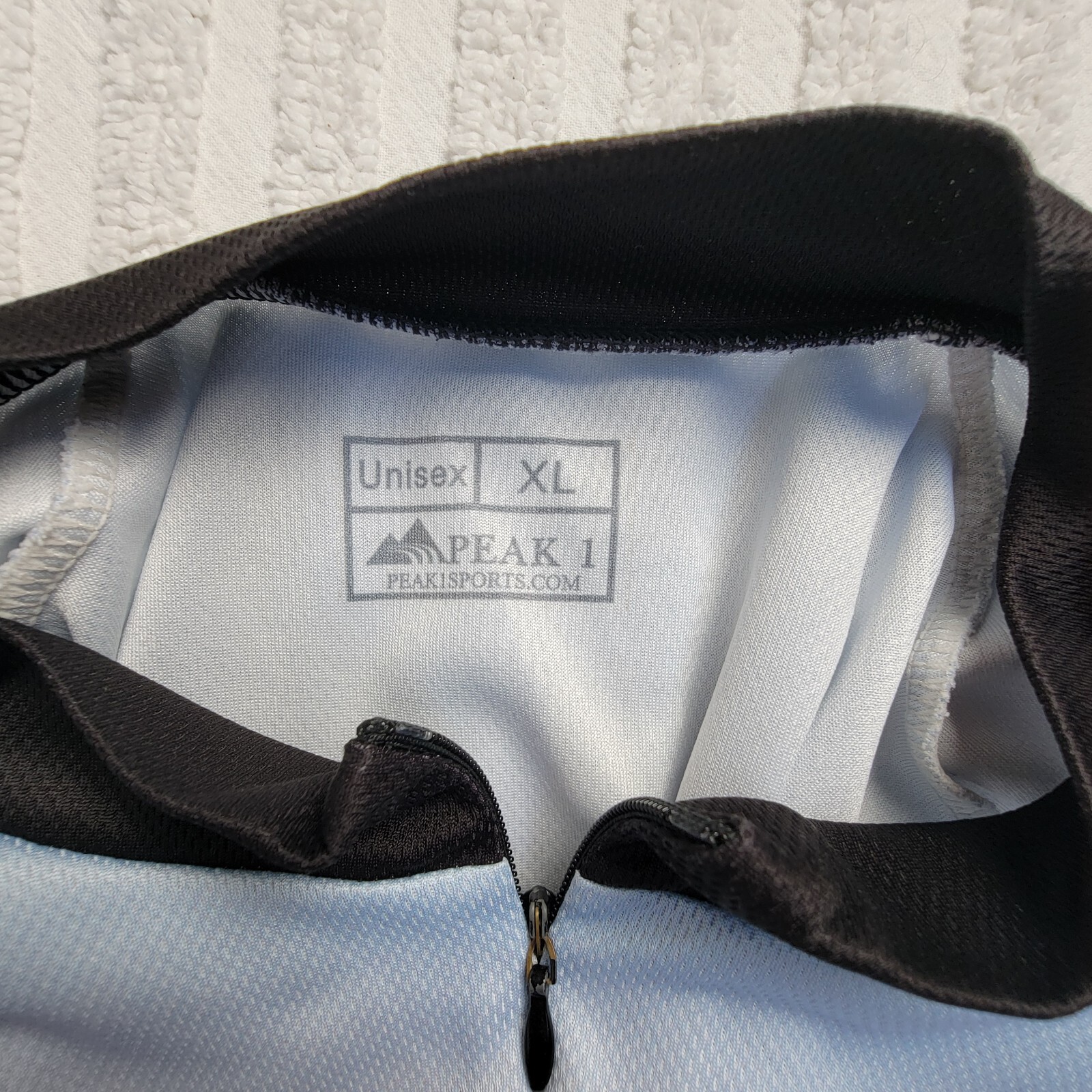 Peak 1 Sports Unisex Sz X-Large Tahoe Sierra Century Full Zip Cycling Jersey