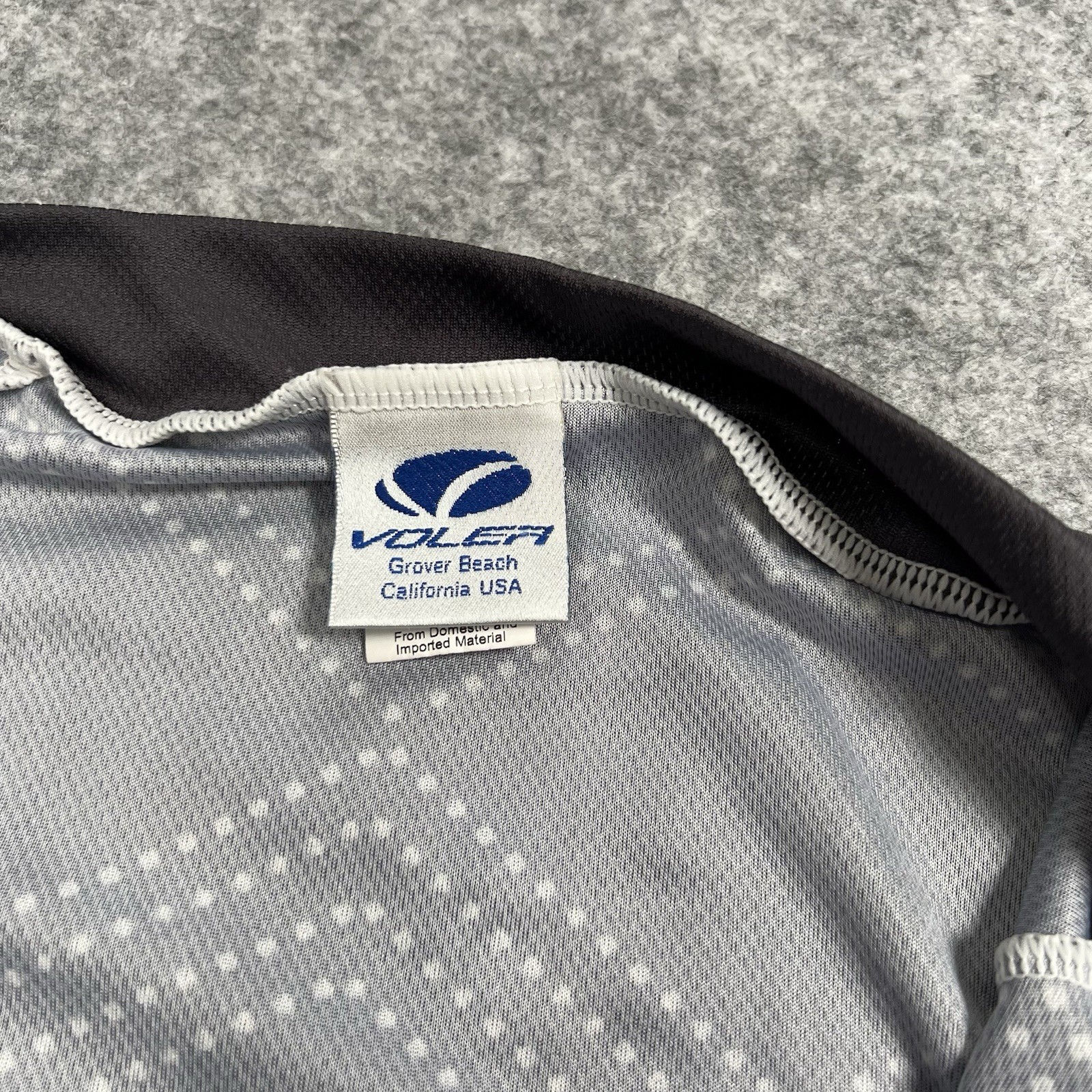 Voler REI Adventures Cycling Jersey Men’s XL 3/4 Zip Biking gray orange