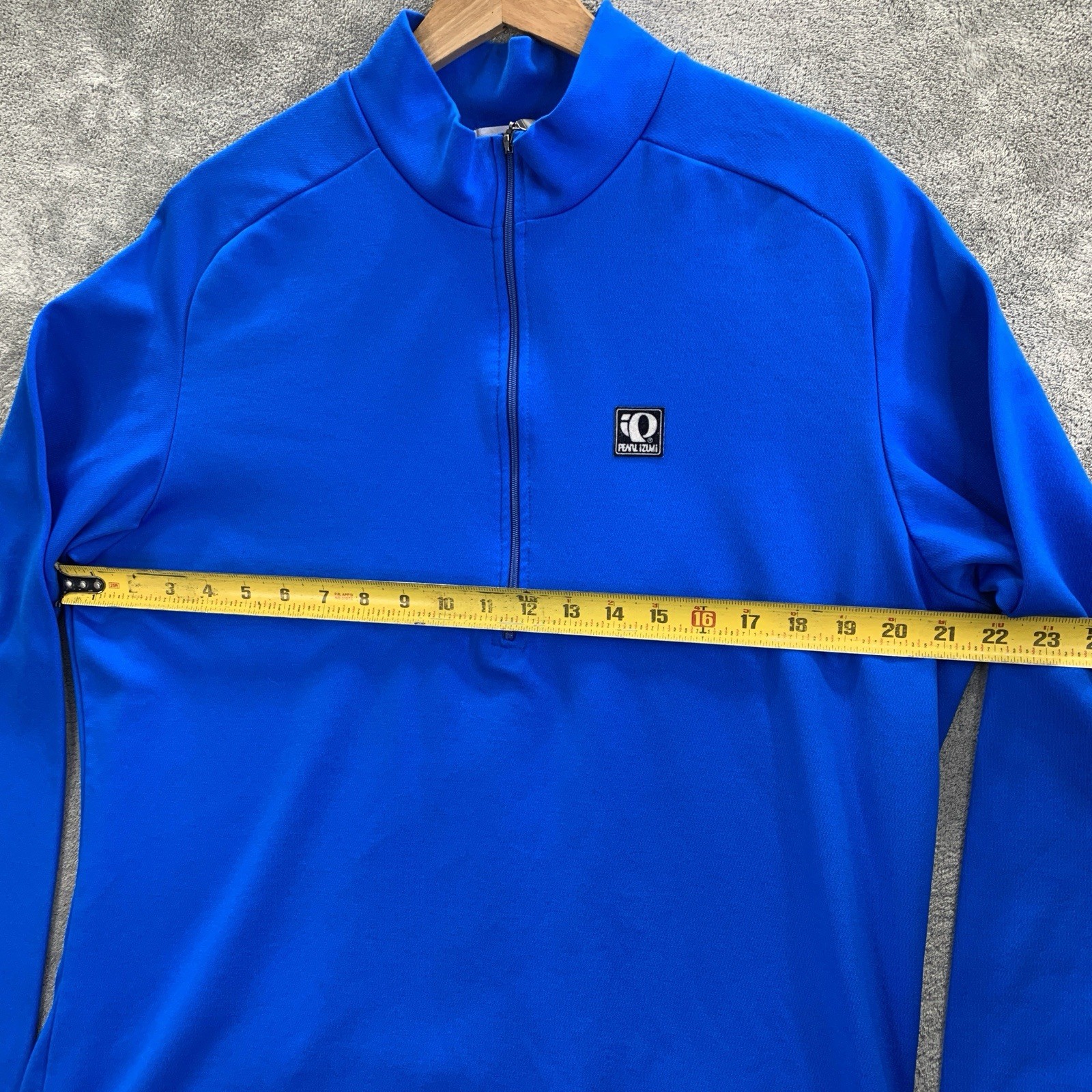 Pearl Izumi Jersey Mens XXL Blue Cycling Long Sleeve 1/4 Zip Bike Technical Wear