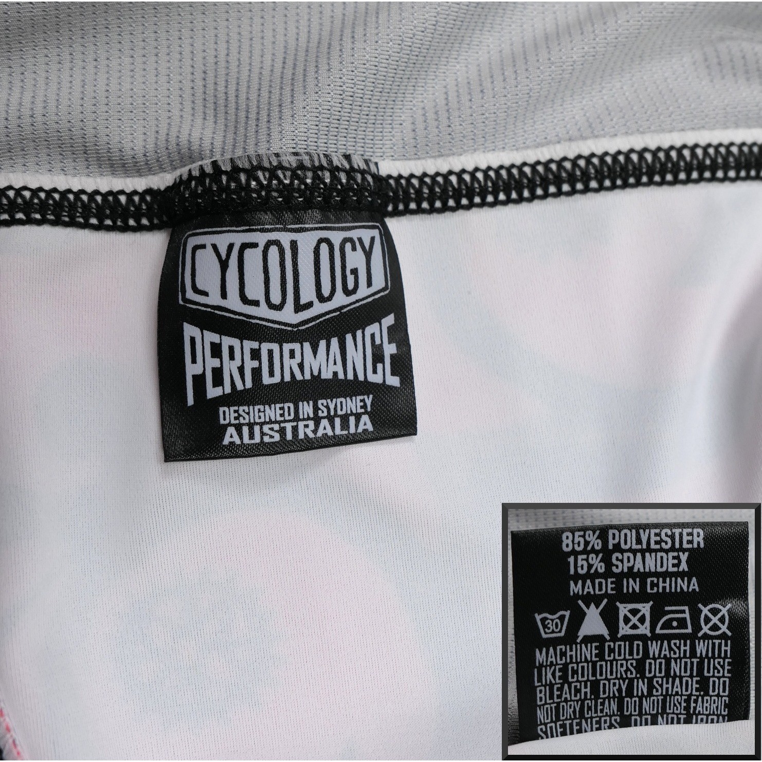 Cycology Performance Mens Large Cycling Jersey Full Zip Multi Color Geometric L