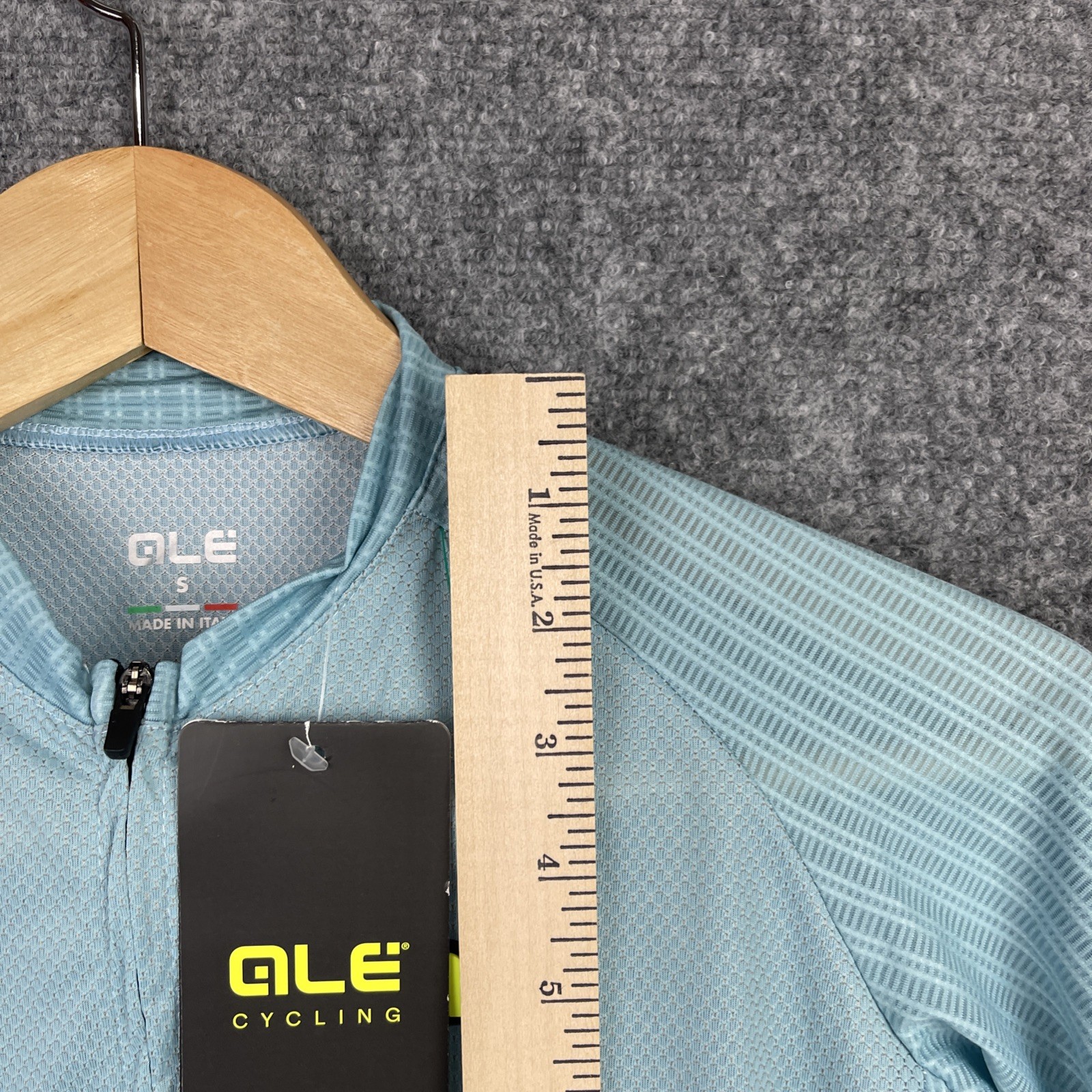 Ale Cycling Shirt Womens Small Blue Short Sleeve R-EV1 Silver Cooling Jersey