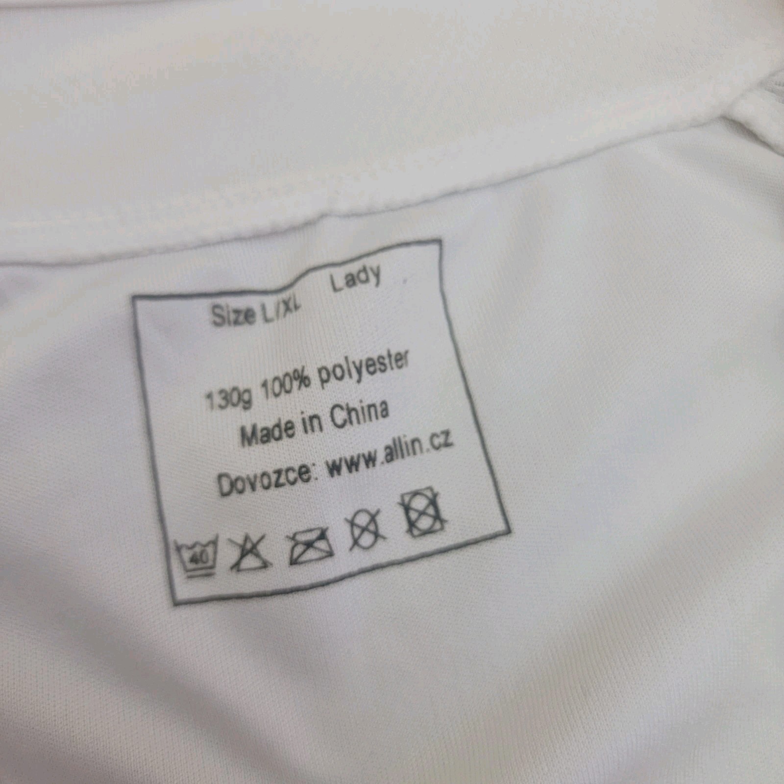 Allin Womens L/XL Cycling Jersey 19.5″ P2P Bike Pockets China
