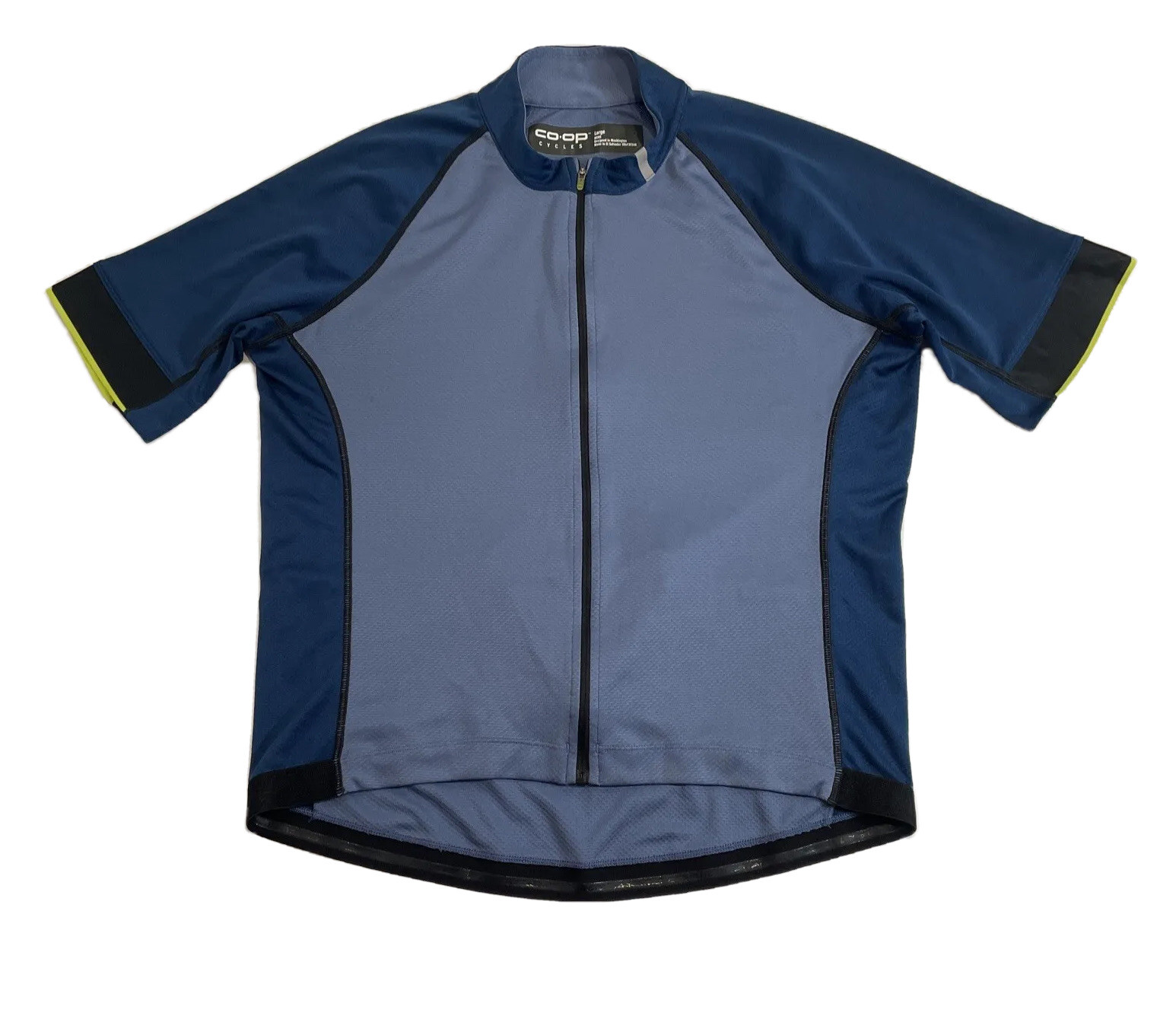 REI Co-op Short Sleeve Men’s Large Cycling Jersey Blue