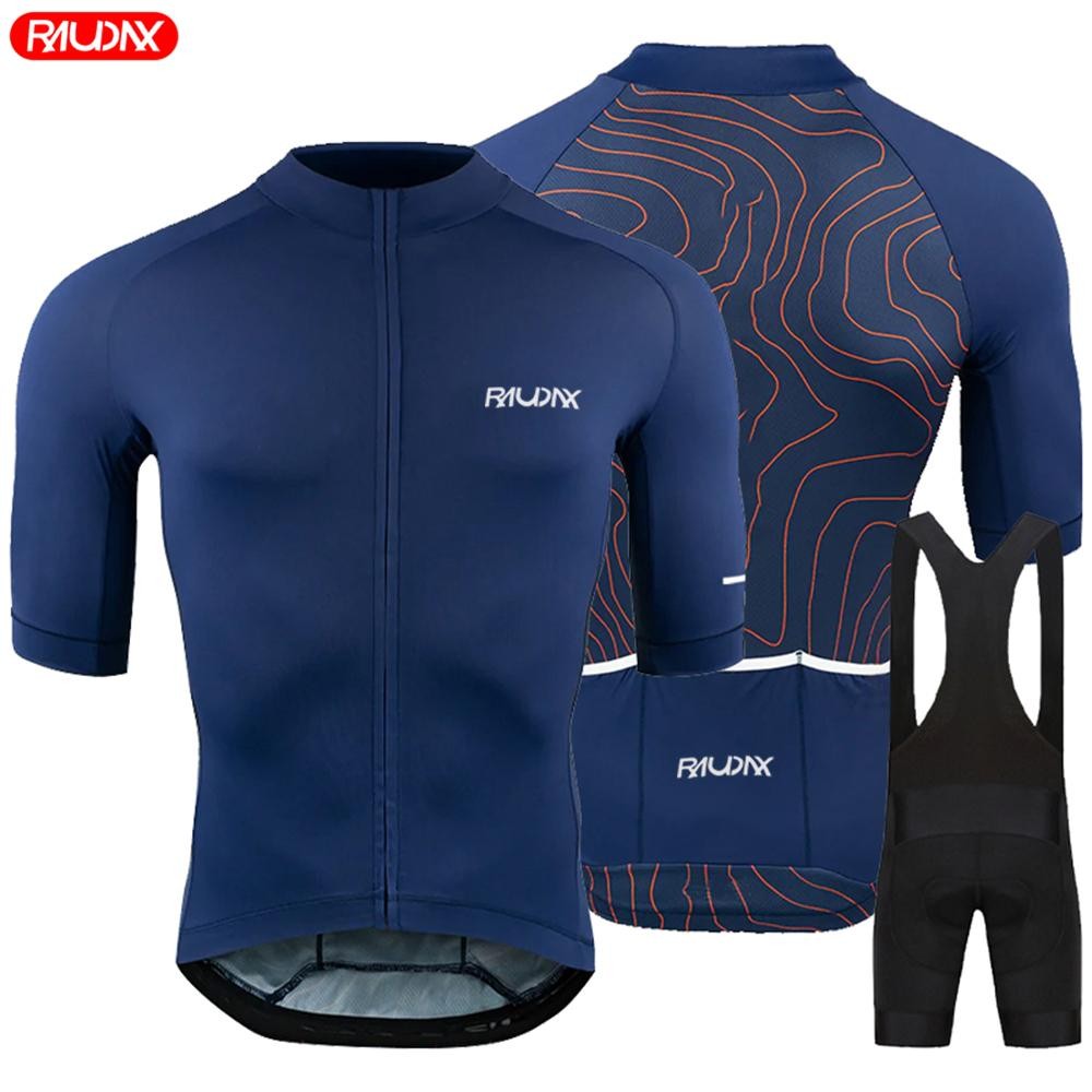 Youth 2025 Men’s Summer Cycling Jersey Set Short Sleeve MTB Bike Clothing