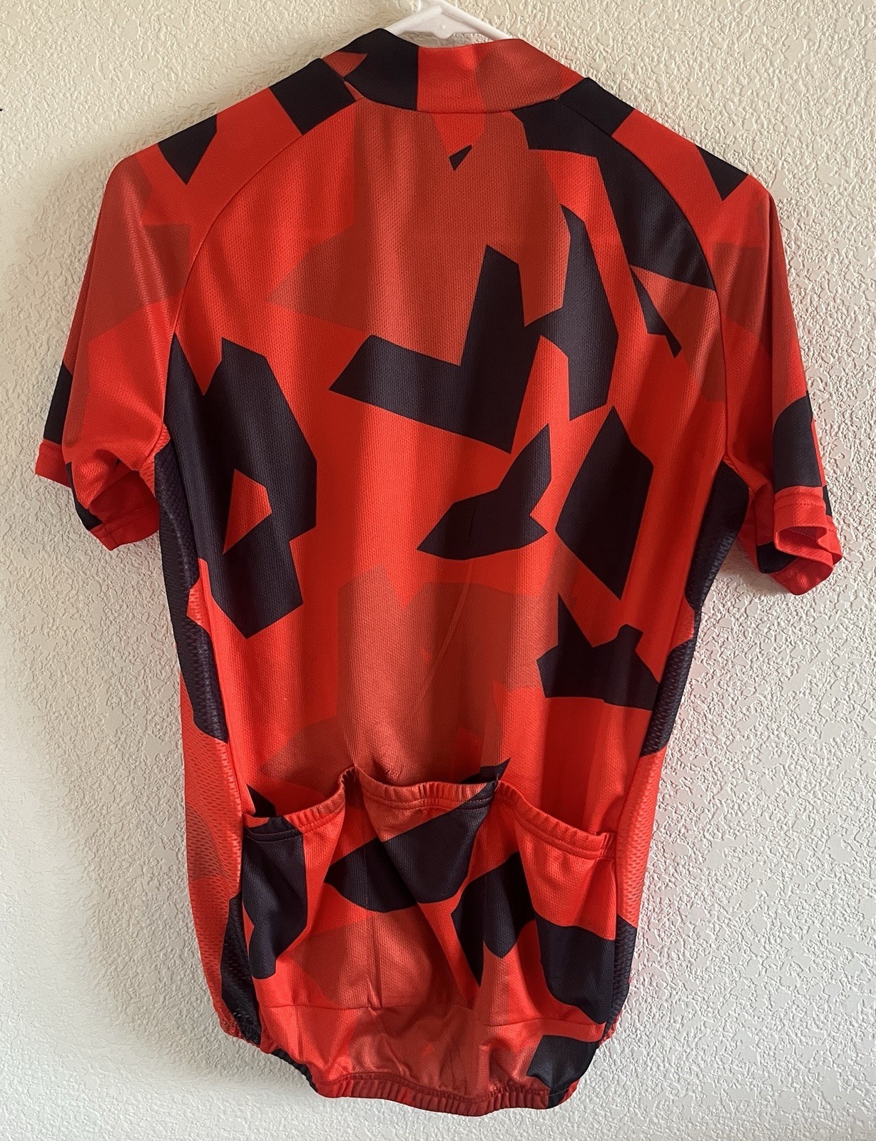 Lot of 5 Mens Cycling Jerseys ALL LARGE Unbranded Full Zip