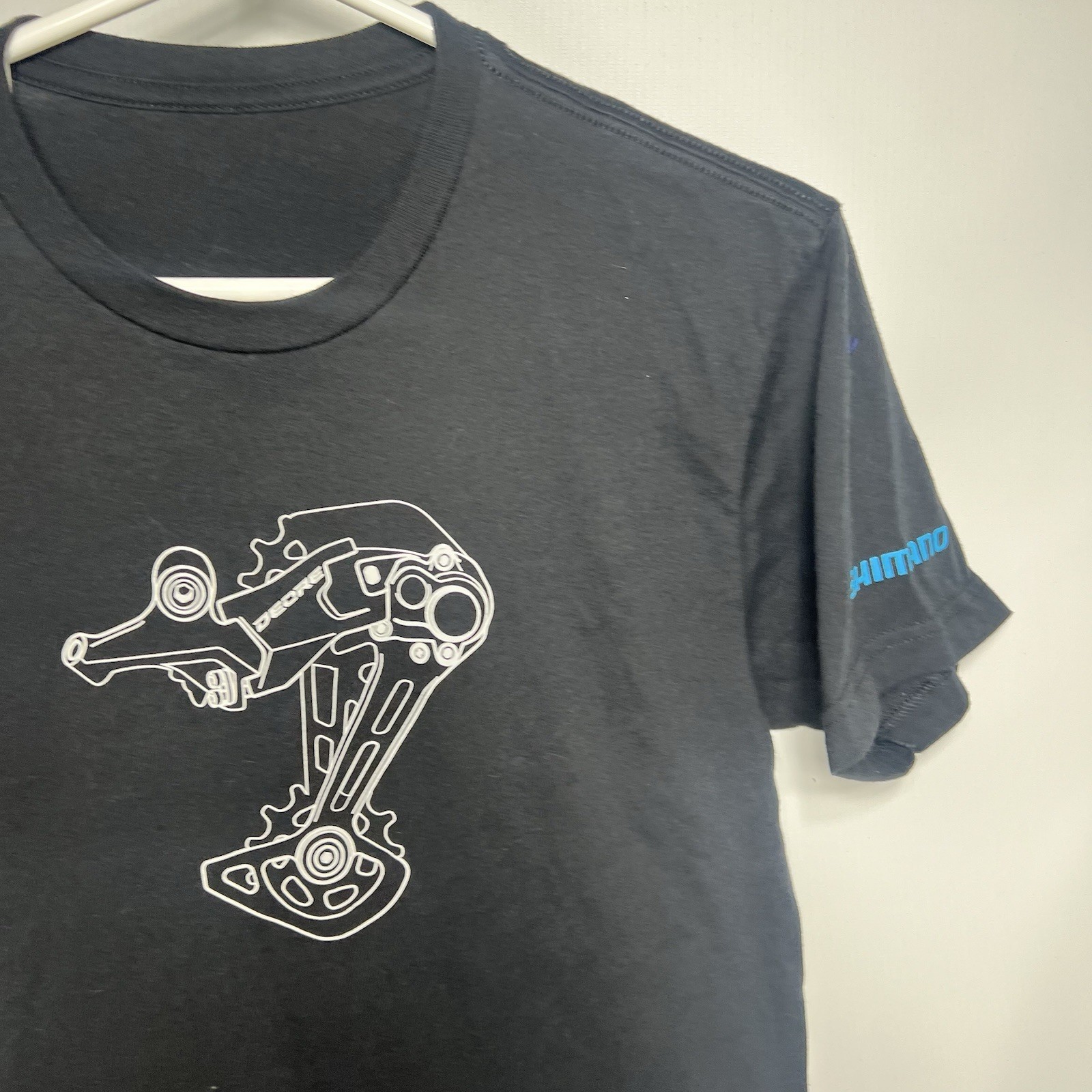 Shimano Deore Derailleur T Shirt Mens Size M/L Black