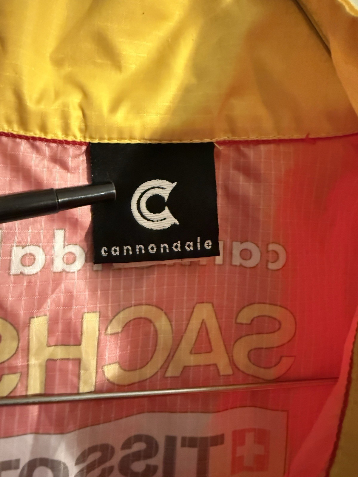 Volvo Cannondale Vintage Cycling Vest Size Small, USA Made