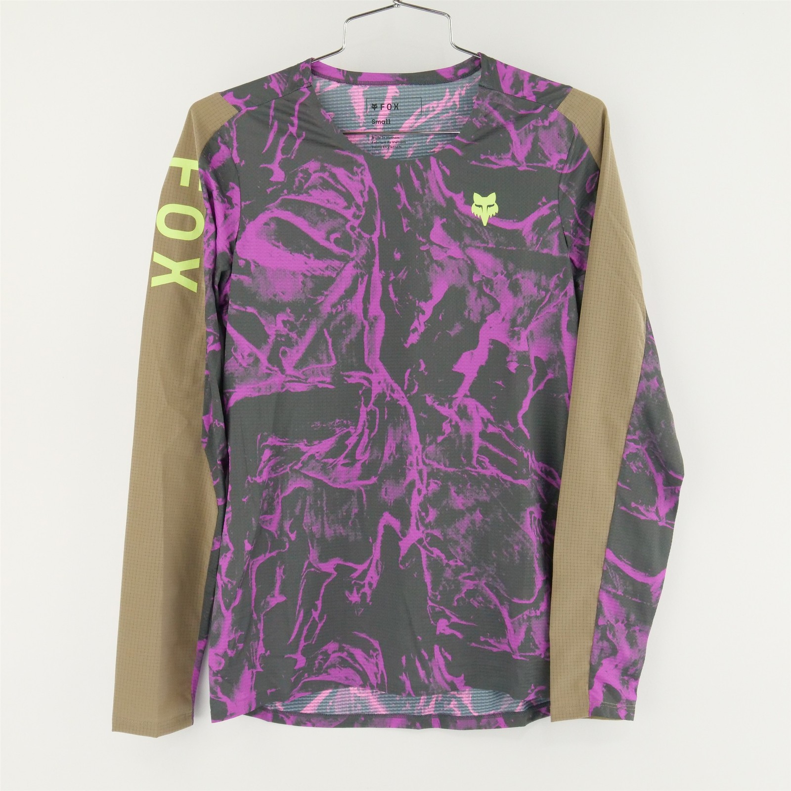 Fox Ascent Quest Women’s Small Long Sleeve Jersey Pullover Purple MTB