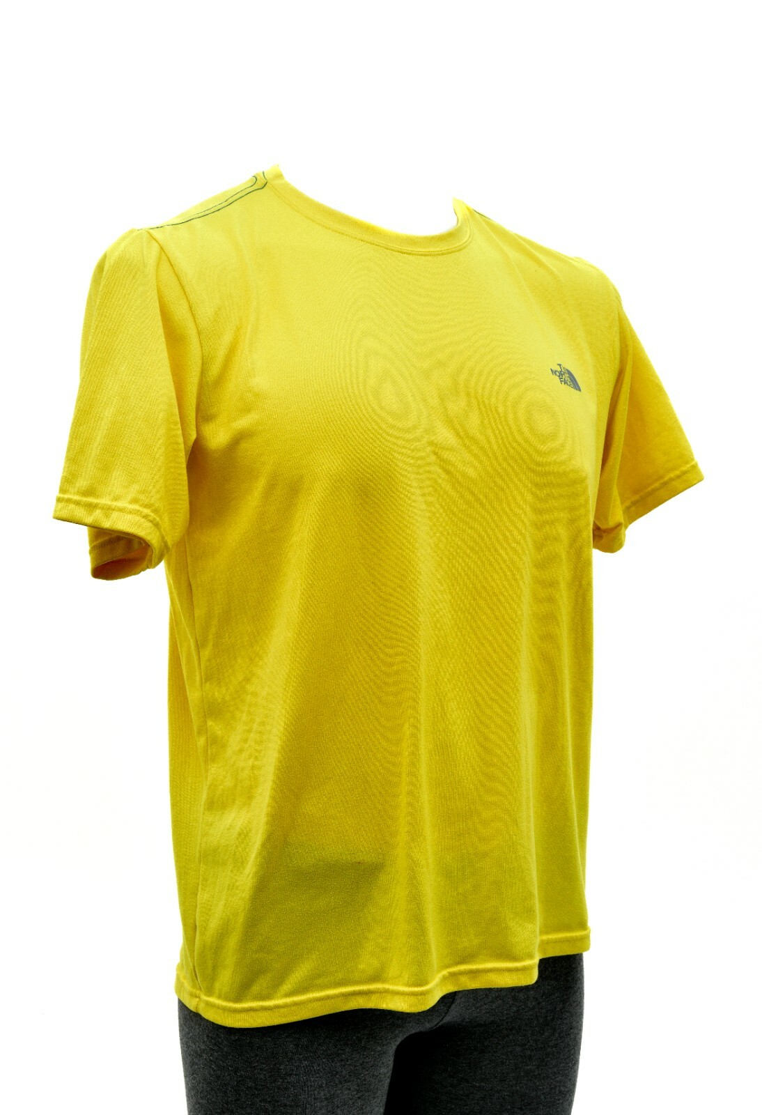 The North Face Short Sleeve Logo T-Shirt Men MEDIUM Yellow Casual Tee Lifestyle