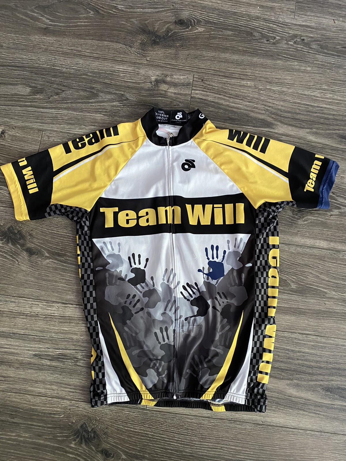 cycling shirt large childrens cancer team will