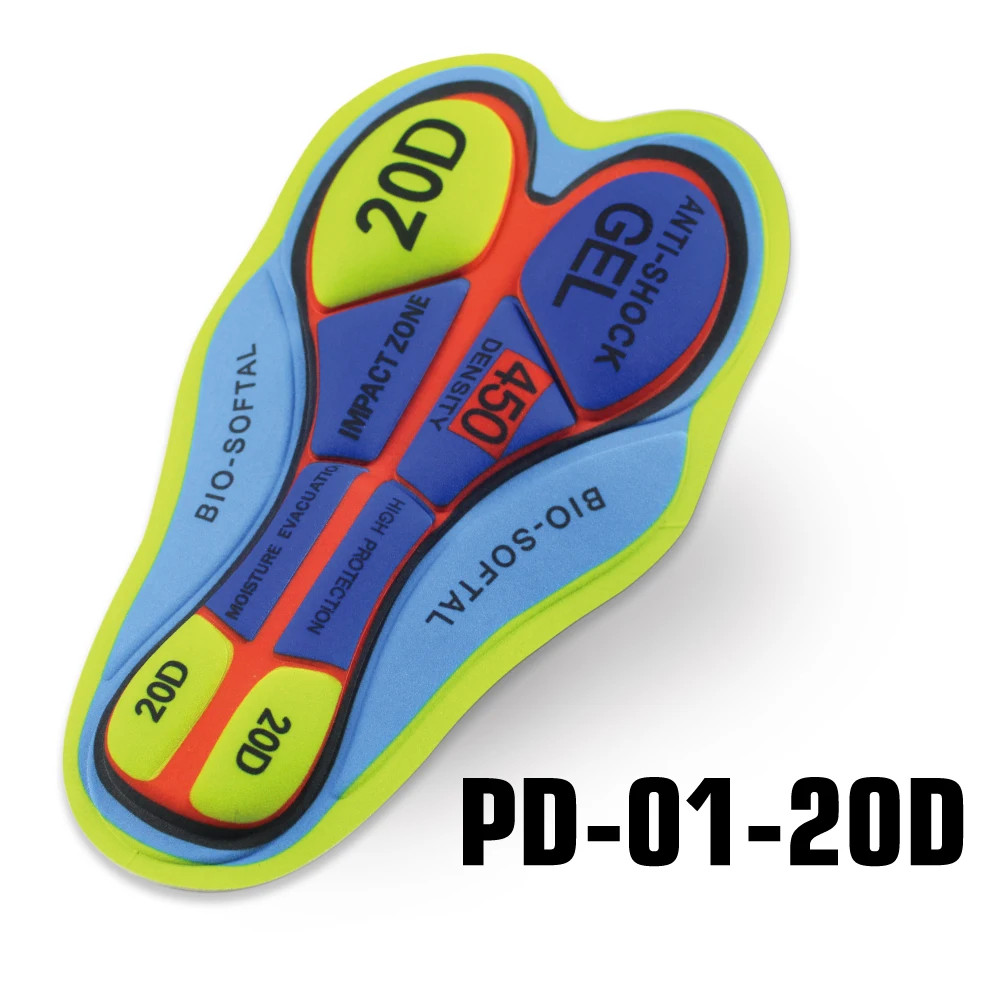 Cycling Pad Men&Women 5D,12D Cushion Gel Bike Pad Breathable Silicone&Foam Shock