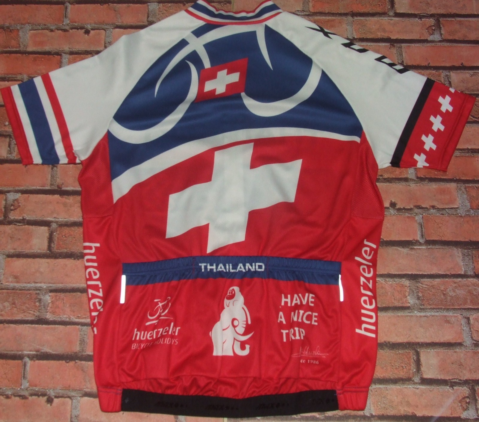 Thailand Huerzeler Bike Shirt Cycling (762) Size M
