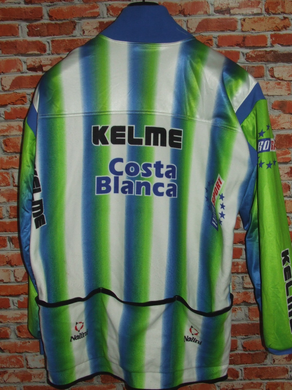 Kelme Costa Blanca Bike Jersey Jacket Cycling Synthetic Fleece Size 3XL