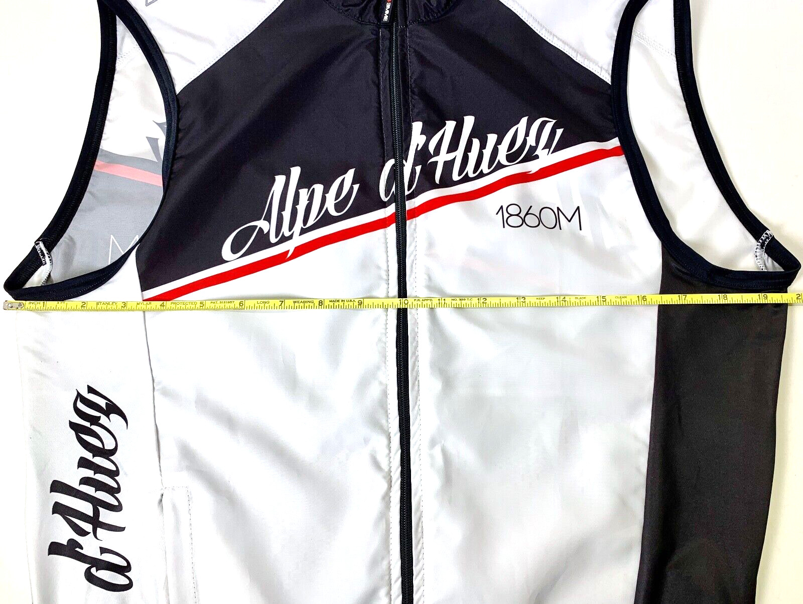 Alpe d’Huez Cycle Huez, 21 Visage, Full-Zip Cycling Wind Vest, Medium BRAND NEW