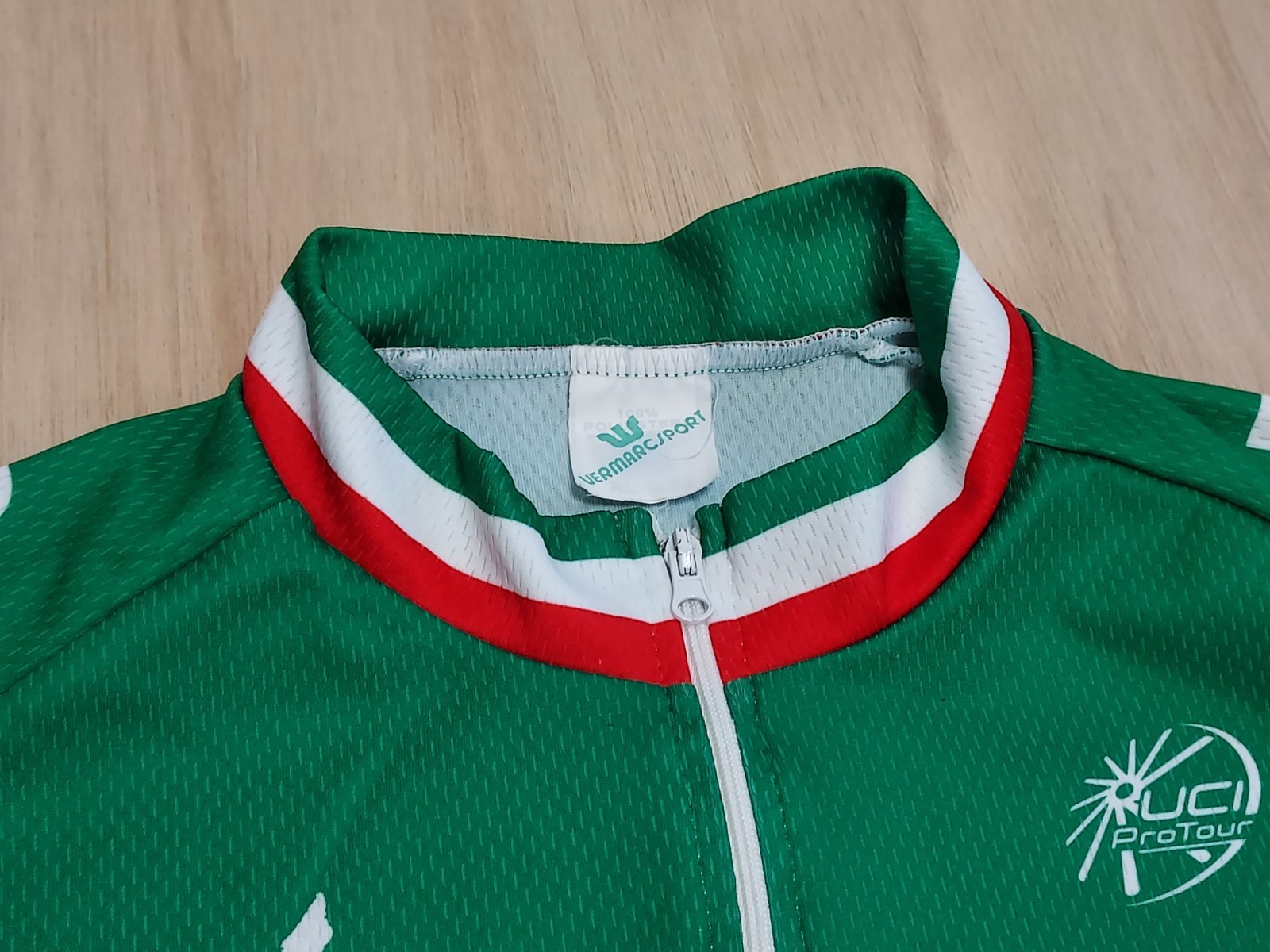 Quick Step Innergetic Vermarc Cycling Jersey Mens Medium 3/4 Zip UCI Pro Tour