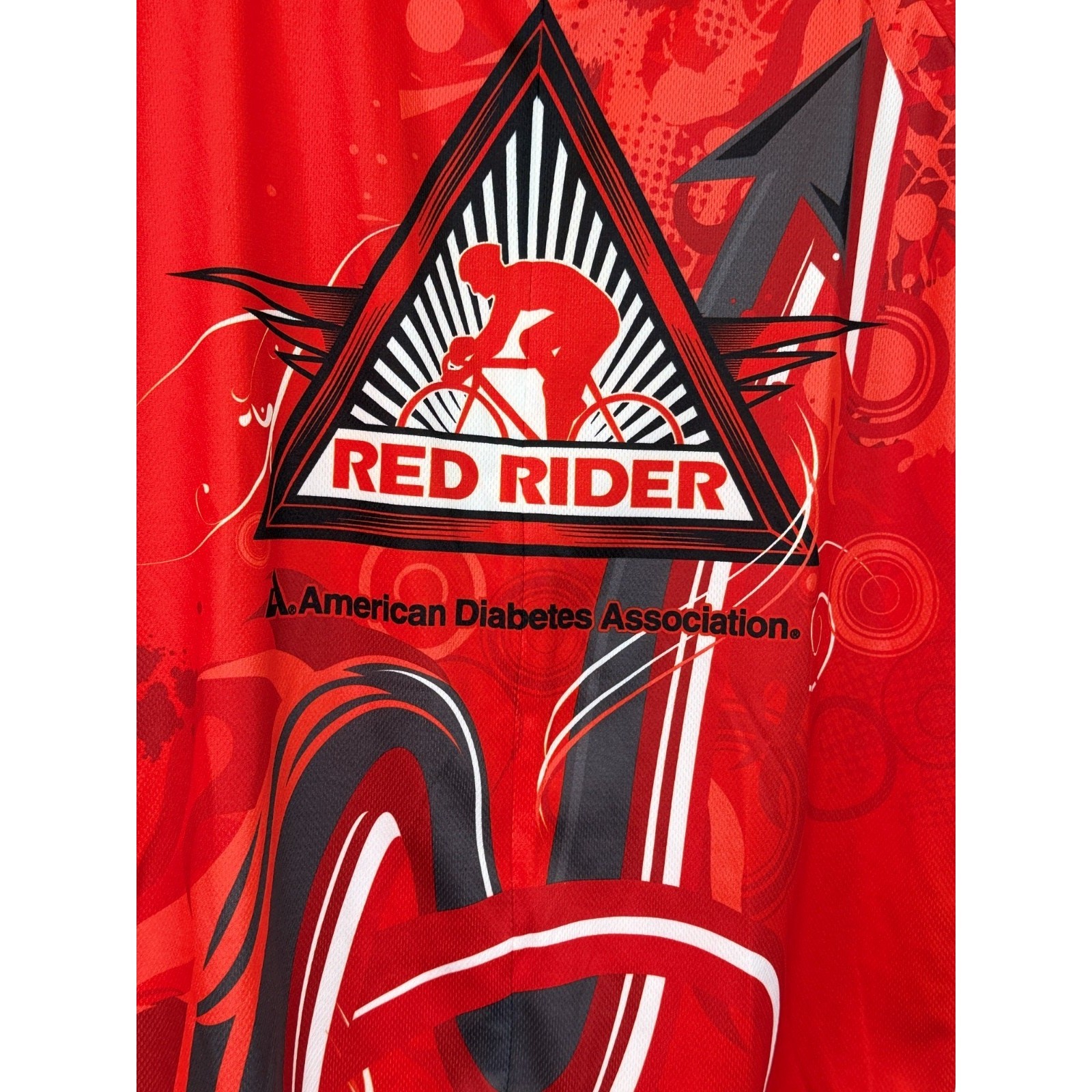 Pearl Izumi Men’s XXL Red Rider Cycling Jersey American Diabetes Assocation