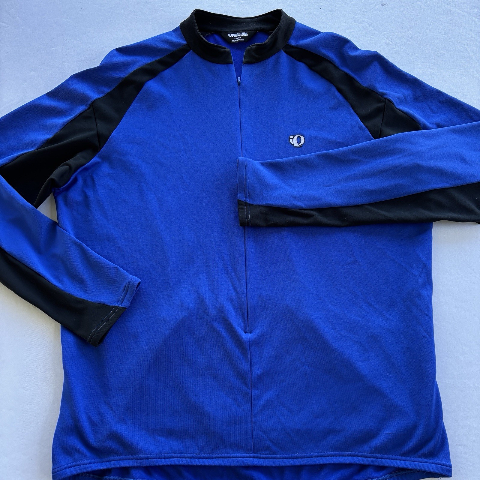 Pearl Izumi Long Sleeve Cycling Jersey Blue Black Full Zip Men’s XL Macau