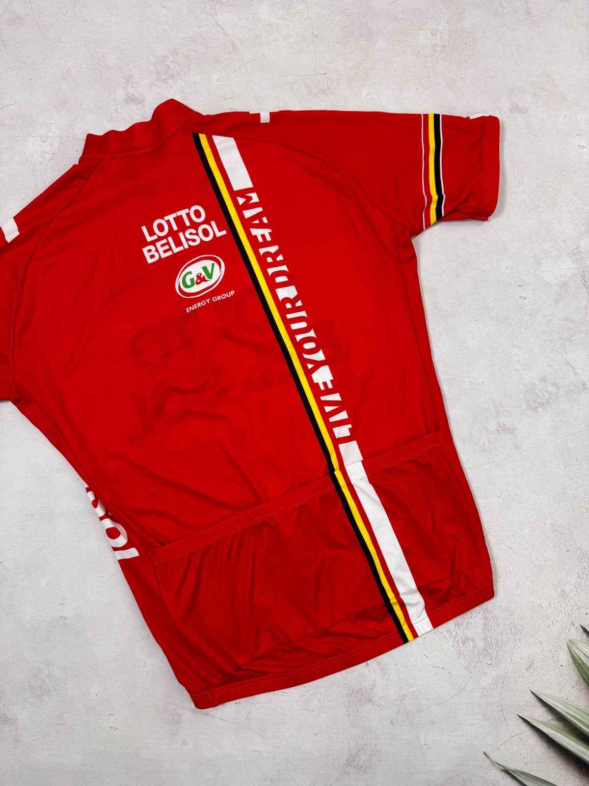 Vermarc Lotto Belisol Cycling Jersey Joker Soudal UCI World Tour size 5 / L