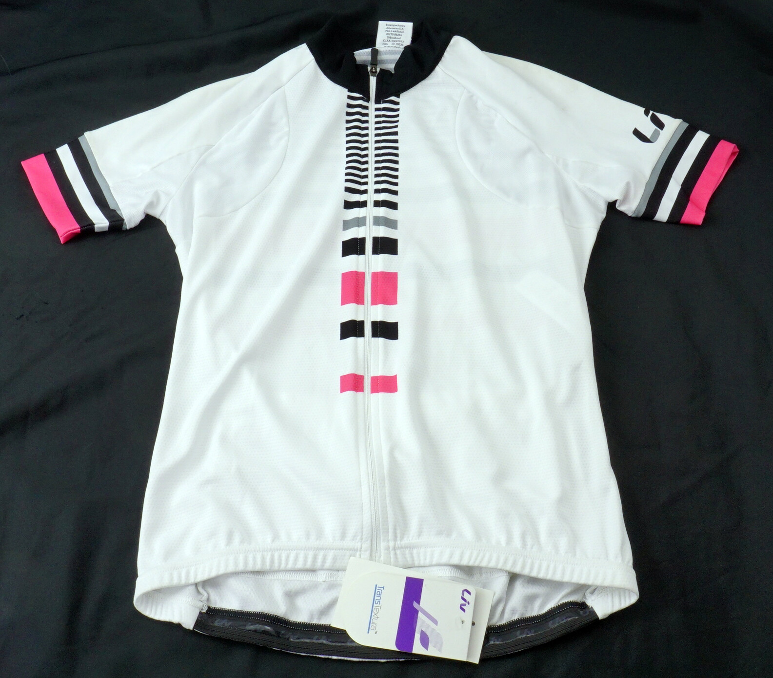 Liv Giant Signature Women’s Short Sleeve Cycling Jersey Large White Pink