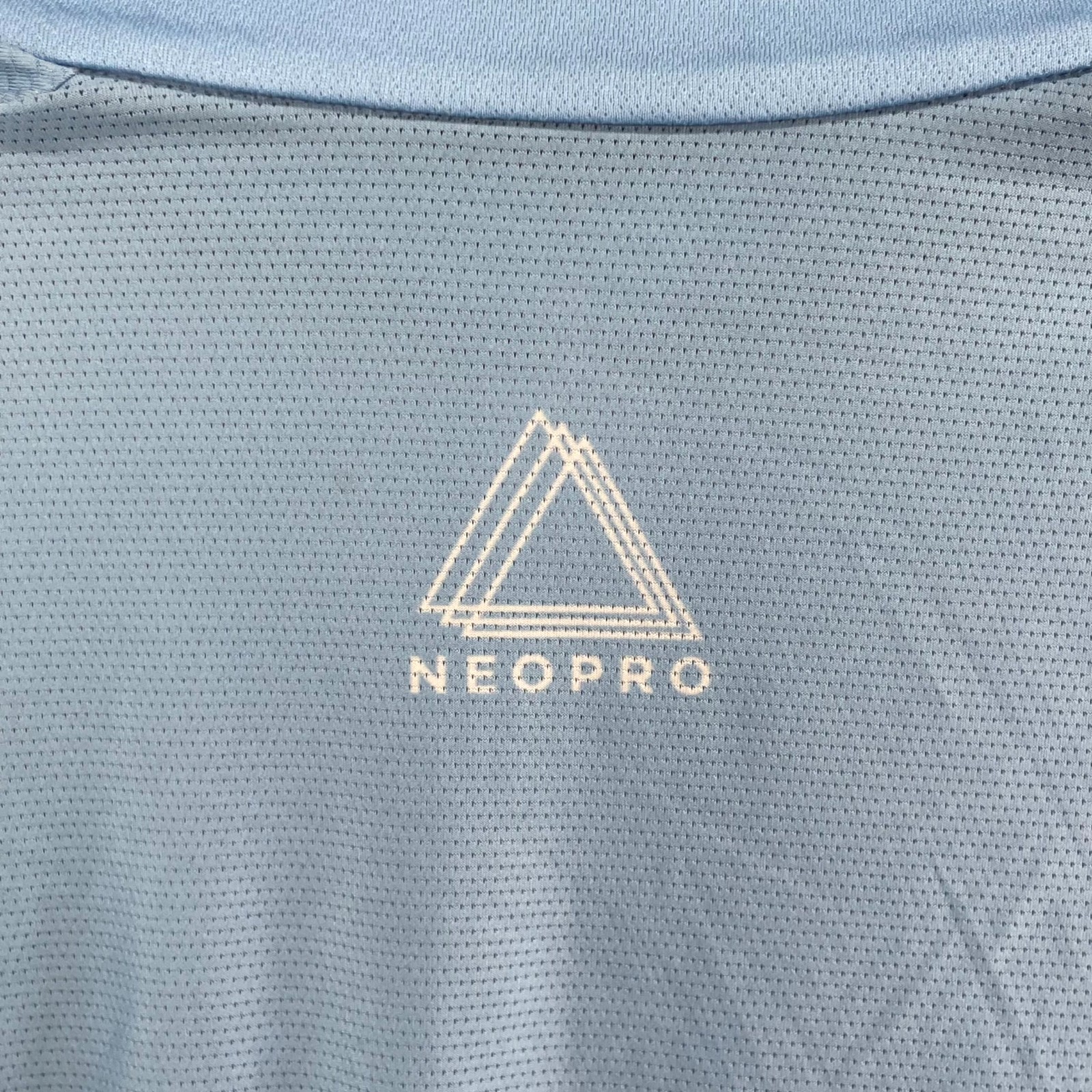 NeoPro Cycling Jersey Mens Small Blue Geometric Full Zip Sportswear Performance