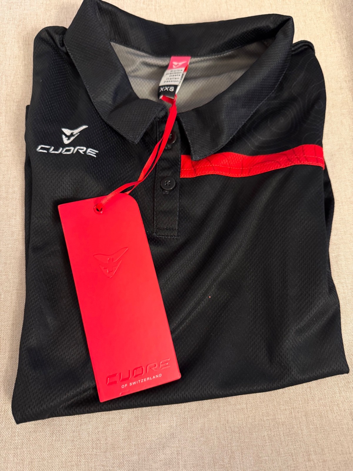 NWT Cuore Cycling Womens Polo Shirt Size XXS