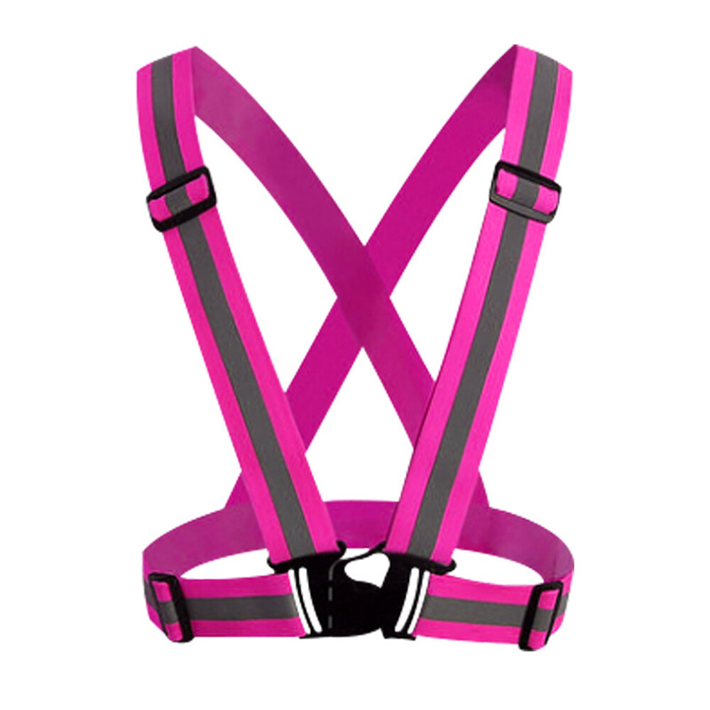 Hi Vis Waist Belt High Visibility Cycling Tops Reflective Stripes Safety Vest
