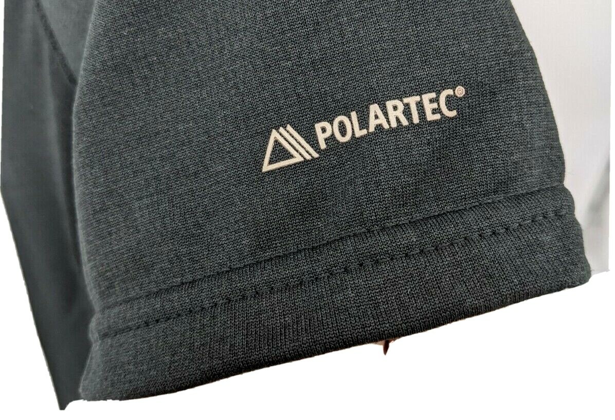 New Polartec C2 Black Base Layer Wool Short Sleeve Top Mens XL Performance