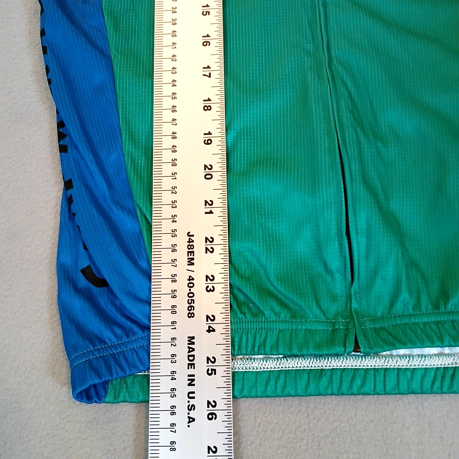 Black Bottoms Cycling Jersey Adult Size M Green Blue RATPOD13 Dillion Montana