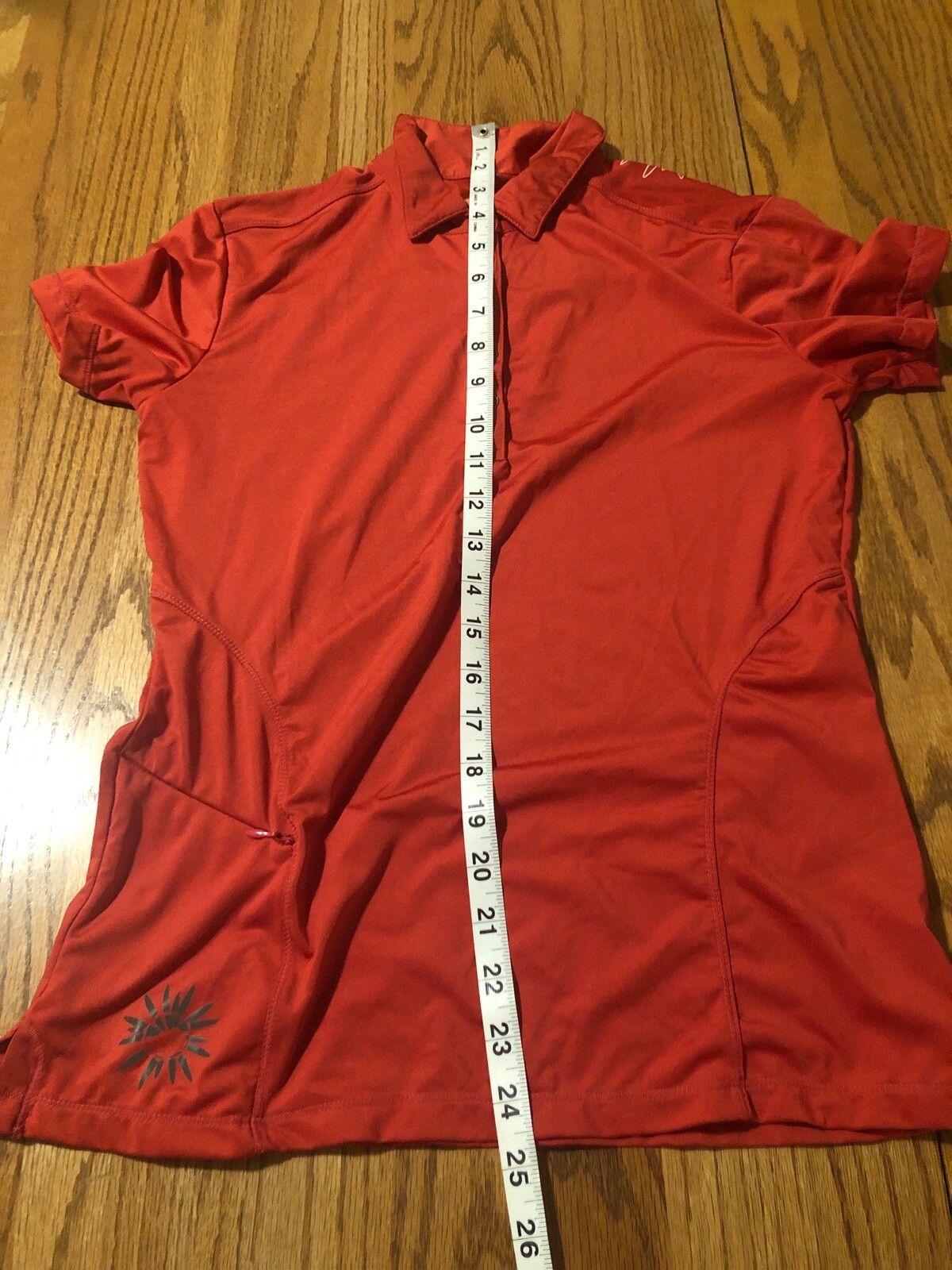 Zoic Cycling Jersey Red Collared Small Size Ideal For Commuting Going Out Cute!!