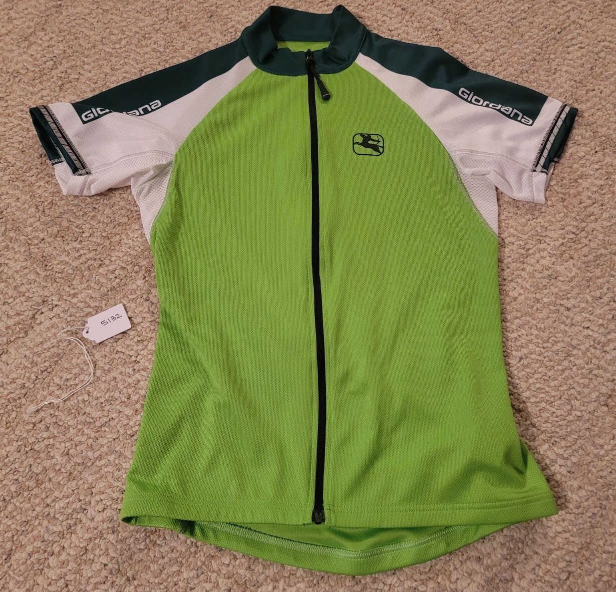 Giordana Ride Fit Unisex Kids Size XS 4-6 Jersey Cycling Shirt Full Zip Italy