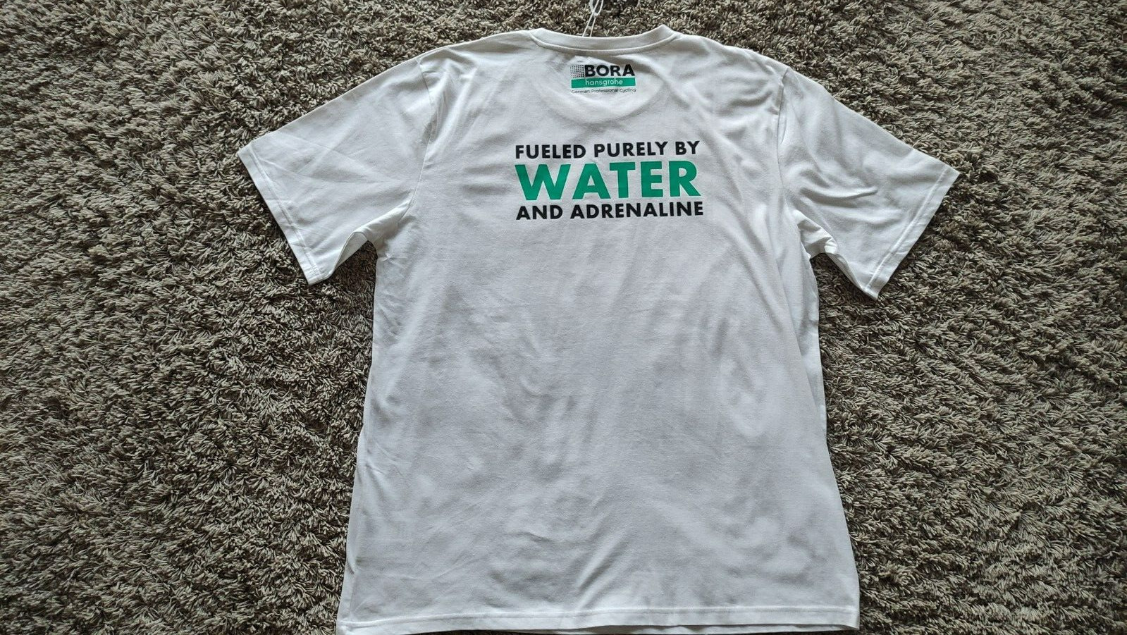 Bora Hansgrohe team Neutral Men’s Short Sleeve 100% Cotton T-Shirt Size:2XL NEW!