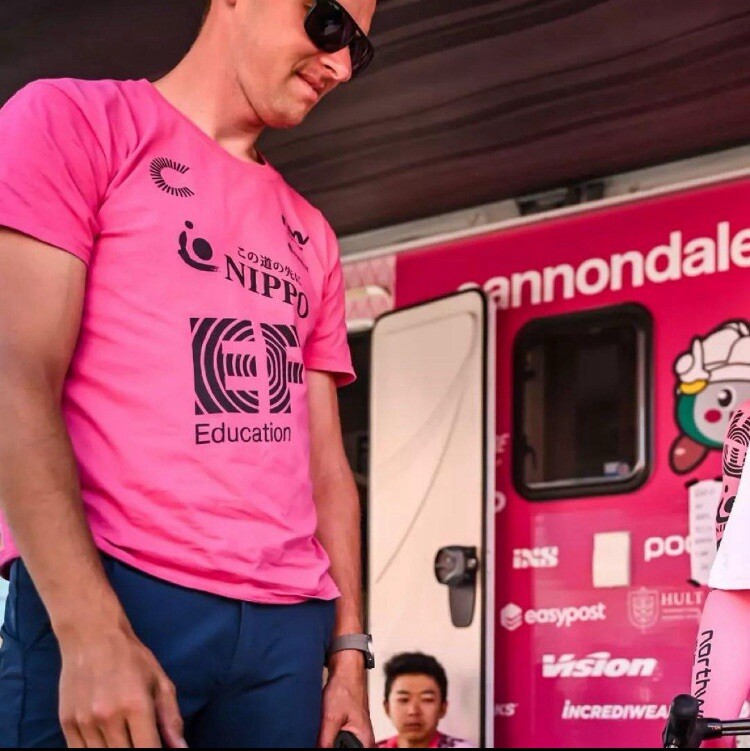 Rare EF Nippo Development Team T-Shirt Size S Pro Team issue genuine EasyPost