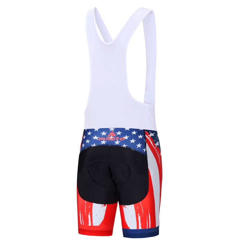 Men’s Team Cycling Clothes Bicycle Jersey and Padded (Bib) Shorts Kit Reflective