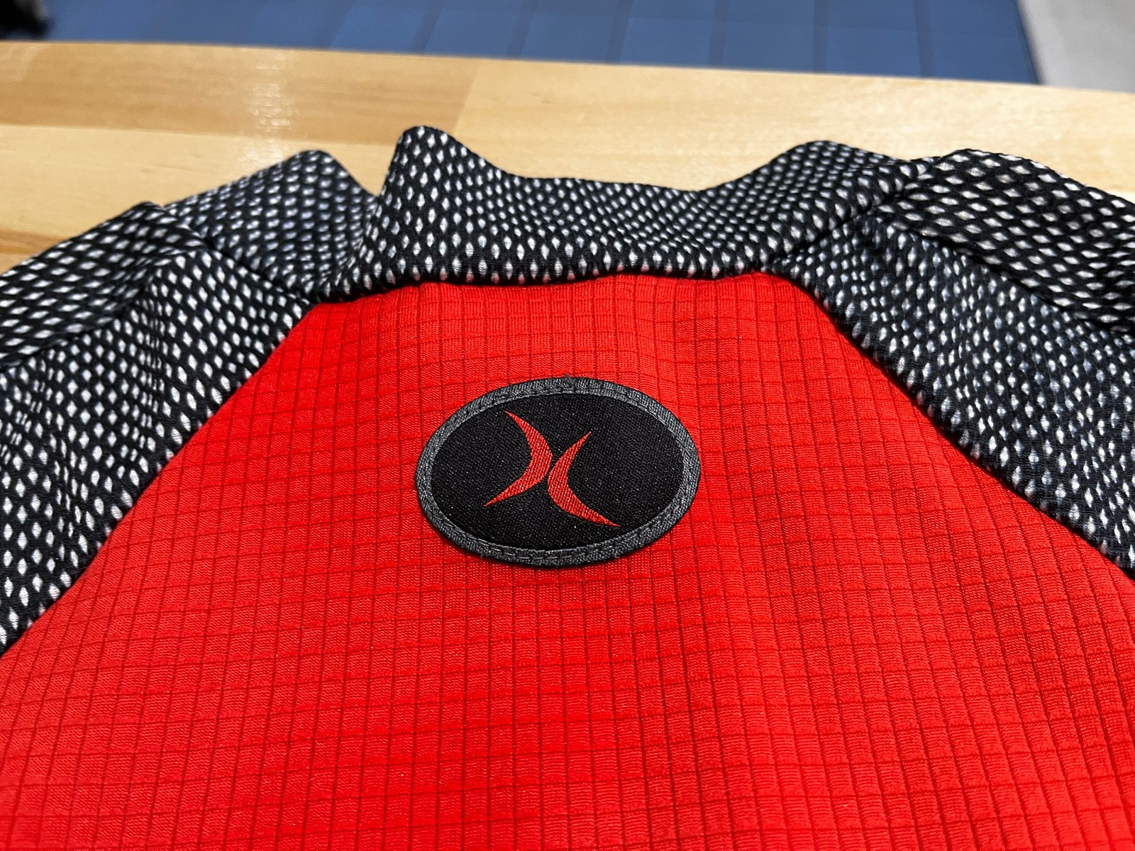 Hincapie Sportswear Cycling Jersey Red/Black/White Long Sleeve Full Men’s Sz L
