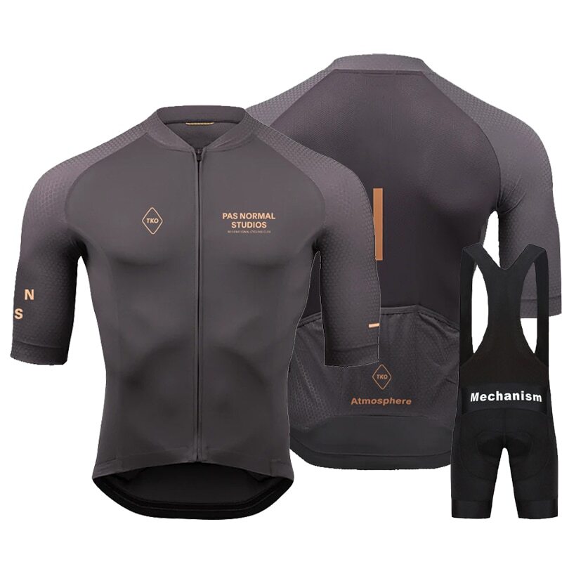 Men Summer Short Sleeve Cycling Jersey Set MTB Bicycle Wear Breathable
