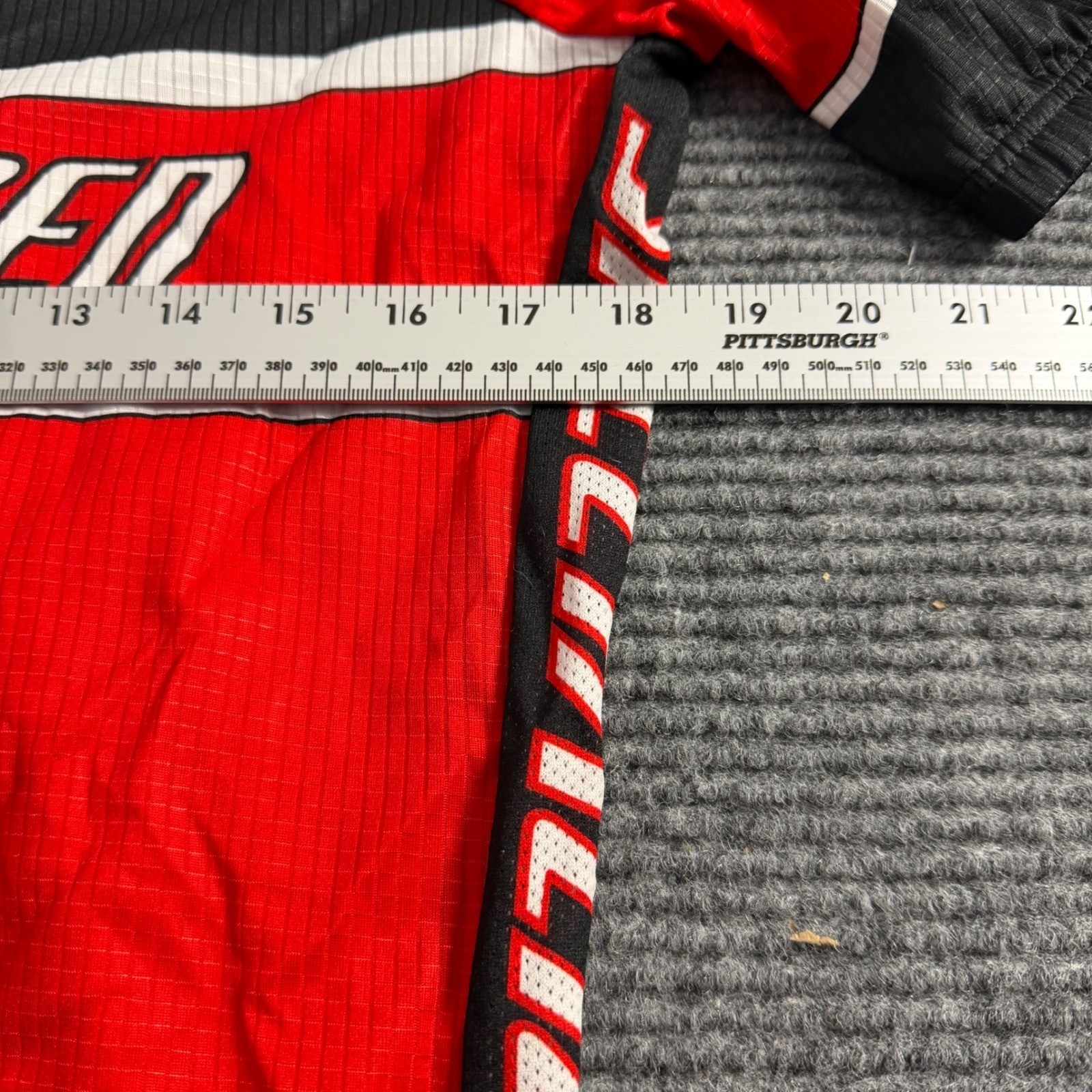 Specialized Mens Cycling Jersey Red Black Full Zip Short Sleeve XL-5