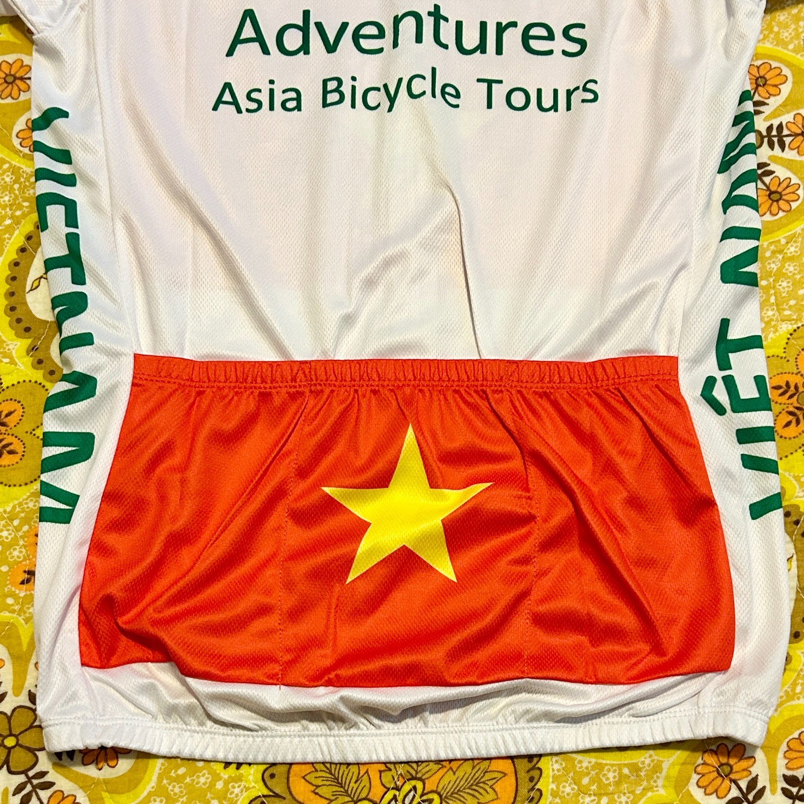 Cycling Shirt Vietnam Grasshopper White Bike Athletic Mens XS