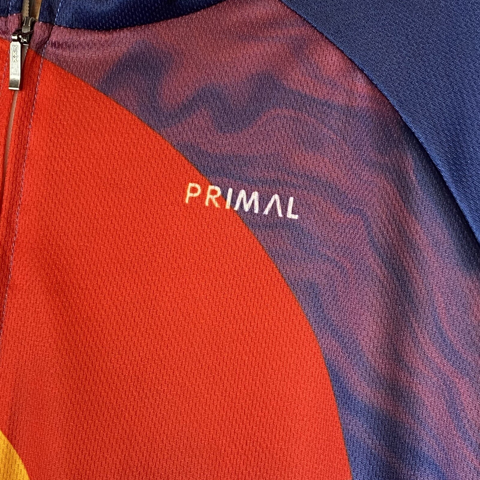 Primal Bike Jersey Multicolored Colorado Design XL Zip 3 Divided Rear Pocket