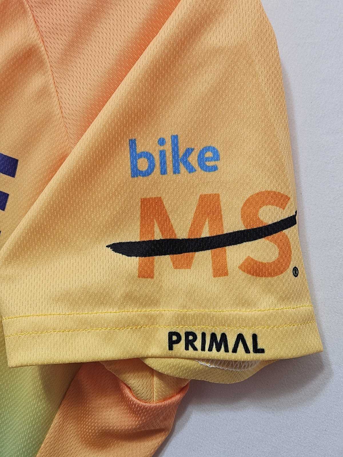 Primal Ladies Size Lg Multi-Color IMAGINE Full Zip Biking Jersey Fight MS
