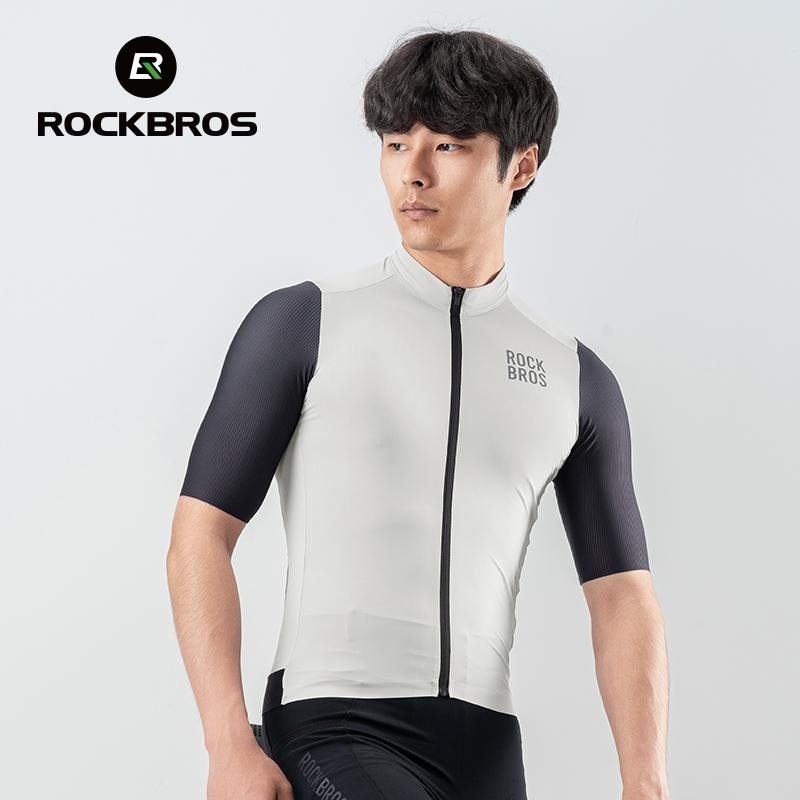 Rockbros Men’s Cycling Shirt Summer Mtb Road Cycling Jersey 2024 Fashion Color B