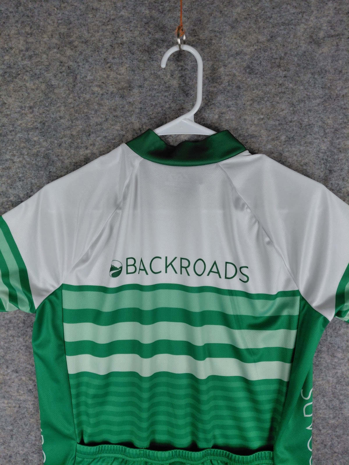 Louis Garneau Cycling Jersey Women’s Medium Green Backroads 100% Polyester – EUC