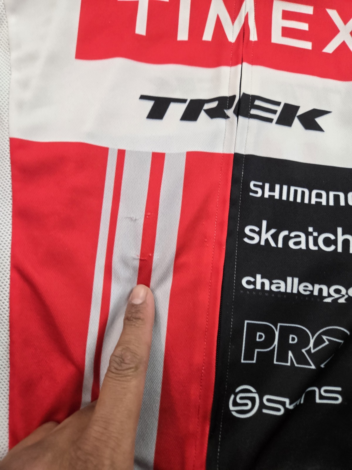 Castelli Cycling Jersey Mens Large Timex Trek Full Zip Pockets Stretch