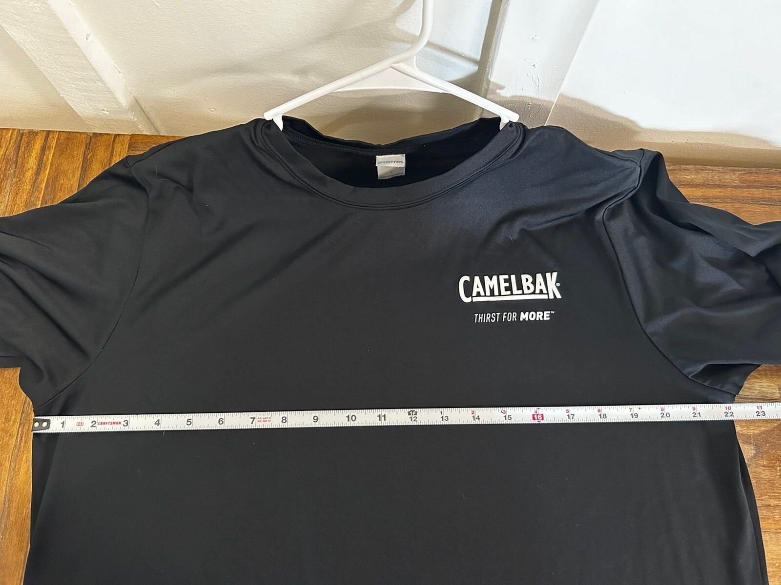 Camelbak Men’s Cycling T Shirt Black With Logo Lightweight Size Large