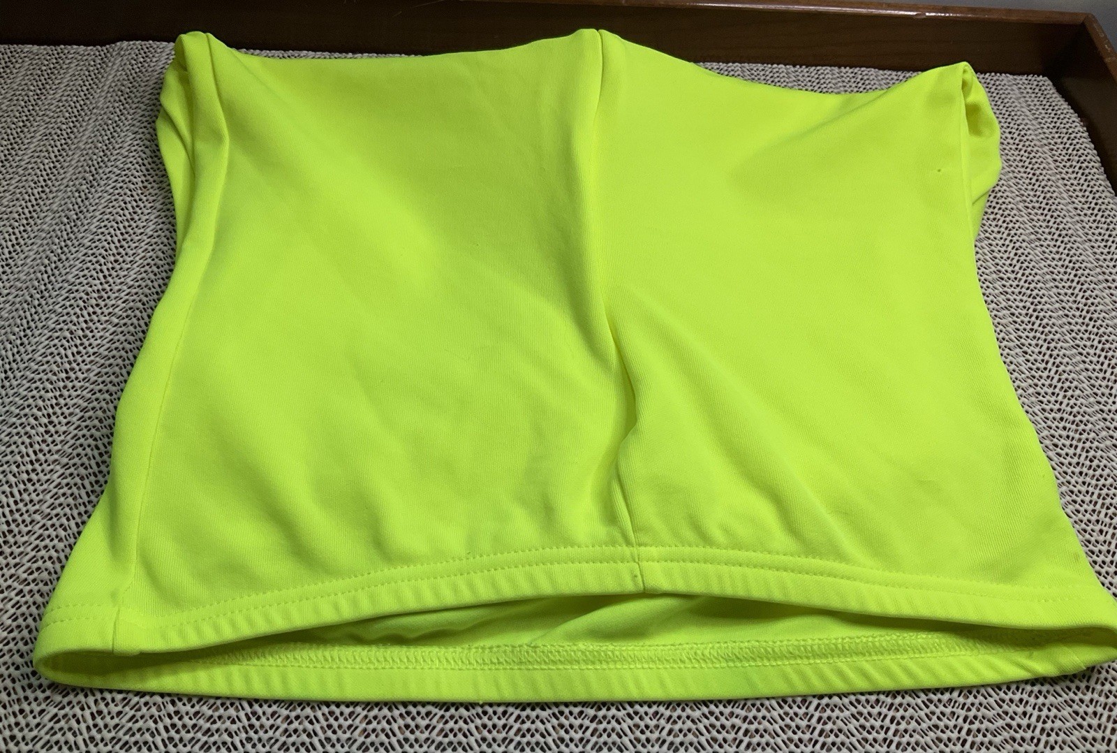 Pearl Izumi Neon Bright Yellow Sleeveless Jersey Women’s Size Small 3/4 Zip