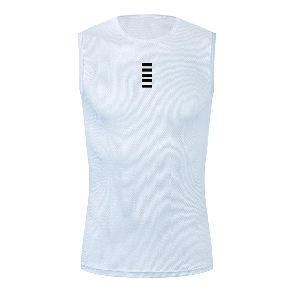 Reflective Cycling Base Layers White Cycling Undershirt Quick Dry Vest Sport Und