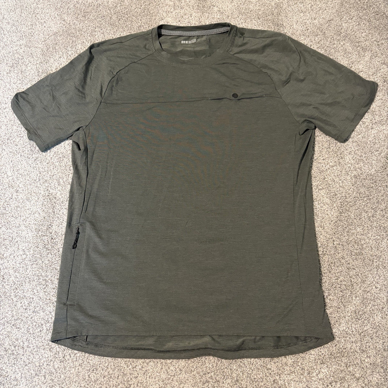 REI co-op Gravel Cycling Shirt – Green – Men’s Small