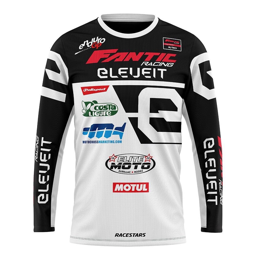 Fantic Long Sleeve Motocross Enduro Racing Dirt Bike Moto Off-Road MTB Shirts