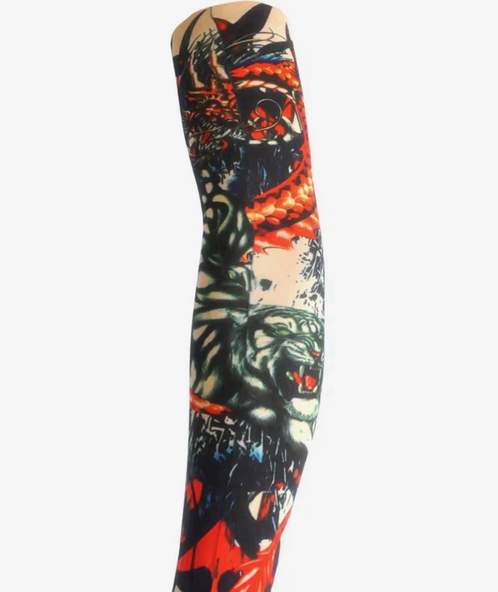 Arm Sleeve Graphic Print Multicolor One Size Unisex Adults Activewear