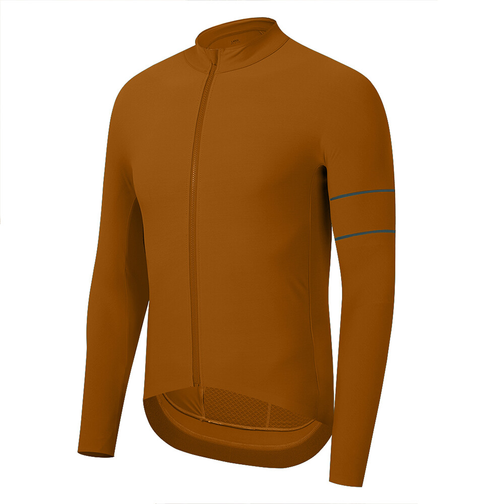 YKYWBIKE Mens Cycling Jersey long Sleeve Thermal Bicycle Bike MTB Shirt Maillots